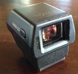 mounted on camera front